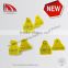 flag ear tag with TPU material in yellow 42*34 mm
