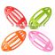 Factory wholesale organic chewable silicone new baby toys football rugby teether