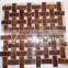 UNIQUE DESIGNS CUSTOM MADE MULTI RED ONYX MOSAIC TILES COLLECTIONS