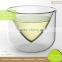 Double Insulated Clear / Color Borosilicate Thermo Cup