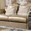 SF017 2+3 Champagne leather sofa furniture set with crystal button 2015 New arrival