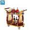 Hotel Golden beverage Serving Cart Wine Rolling Trolley
