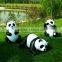 resin outdoor animal statues fiberglass garden panda statue for sale