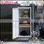 Single door steel clothes cabinet design for home use