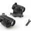 Compact red/green dot sight with standard weaver rail mount