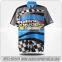 Wholesale custom 100% polyester sublimated motor racing team Polo shirts