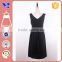 Bushed V Neck High Waist Shift Wrap Breast Bridesmaid Dress