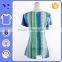 Elegant Women V Neck Floral Casual Loose Short Sleeve Top T Shirt Blouse