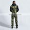 PA0019A wholesale camo printed adult onesie with black sleeves and pocket