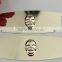Metal shoe buckels for woman accessories gold leopard head design charm accessory