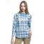 french cuff long cotton shirts for girls