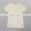 ladies cheap print tshirt100%bamboo fiber tshirt slubbed fabric tshirt