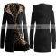 hot sale custom made latest womens brushed long warm thick winter fleece hoodies