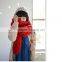 Autumn and winter wear korean style mohair warm long style solid fashion knit lovely scarf girl hijab scarf