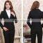 custom office ladies two pieces set business women trousers formal suits wholesale