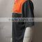 Mens two-tone safety uniform contrast piping customized embroidery security polo shirt