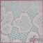 Pink flower tricot lace, elagant swiss lace fabric