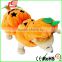 hot selling dog cosplay plush pet costume pumpkin