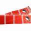 custom design football soccer fans promotion scarves, flat machine jacquard scarves
