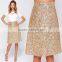 B33786A Autumn elegant OL fashion bodycon gold sequin pencil Skirt