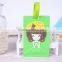 Cute Cartoon Minion Lovely Rubber Luggage Tag Card Cover-luggage tags customized