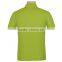 polyester green t-shirt polo neck pique fabric