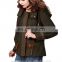 2015 Fashion winter warmth short coat embroidered draw string hooded rabbit fur collar woman coat