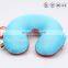 U shaped neck pillow with light music for a good rest