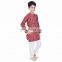 Soundarya traditional printed cotton printed kurta pajama set for boys