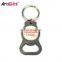 Factory direct sale double stout bottle opener keyring