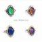 Ally Express Cheap Wholesale Antique Silver Changing Color Mood Stone Ring