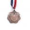 antique copper metal cheap soccer medals
