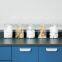 Round clear PMMA cotton storage box plexiglass cotton box acrylic cotton swab box