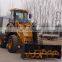 joystick control chinese front end loader grapple ZL-20