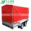 Caged Red 380g/m2 PVC trailer cover
