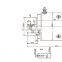 high speed Forklift motor 12 V 1400W :W9144