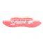 Durable corrugated paper funny red pink lip for cat scratching  board toy