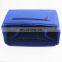 multi pockets yellow color cosmetic handbag purse felt make up organizer bag