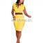 Low Price Best Seller  Women Casual Sexy Bodycon Sleeveless Dress Lady Formal Offical Pencil Dress