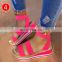 Hot Sale Women Shoes Hemp Rope Bigger Sizes Sandals 2020 Summer New Patchwork Colorful Wedges Sandals