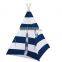 Stripe  Canvas Indoor Playhouse Toy Teepee Play Tent for Kids,Children Toy Tent Play House
