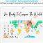 Organic Baby Monthly Milestone Blanket for Baby Boy or Girl | Unforgettable Premium Organic Cotton