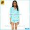 2016 Long sleeve printing cotton sleepwear pajamas
