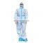 Disposable CE Cat III Type 3 4 5 6 Protective Clothing Coverall Full Body Ppe Chemical Isolation Gown for Hospital Hazmat Suit
