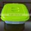 4L plastic food container, salad bowl, salad container with lid