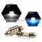 50Pcs Festoon 31mm 36mm 39mm 41mm LED Bulb Super Bright 3014 SMD Canbus Error Free Reading Lights Interior Doom Lamp