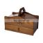 Customized folding wooden home handicrafts  needle set sewing kit box
