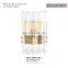 New products glass tube golden metal wall lamp for home villa Hotel corridor decoration lighting