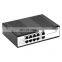 Ethernet Switch Industrial Grade Model 10 10/100/1000M RJ45 Ports  DIN Rail