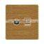 UK/EU Standard TV Wall Socket 86mm*86mm Thick Solid Wood Panel  Sockets And Switches Electrical 16A